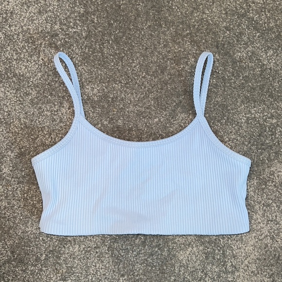 Year of Ours Other - Year of Ours Ribbed Sky Blue Sports Bra